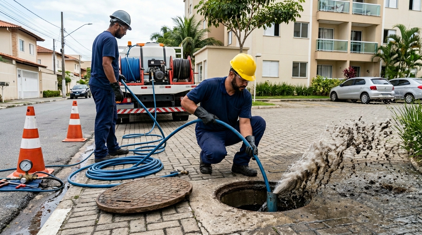 Desobstrução com Alta Pressão em Porto Velho‑RO